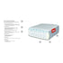 Stompa S Flex Airflow Pocket Sprung Extra Long Single Mattress 90x200x15.5cm